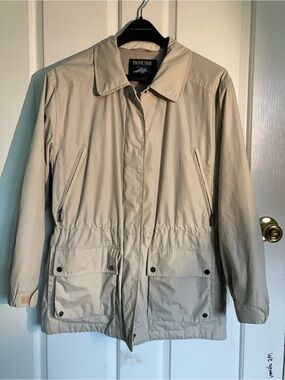 Pacific Trail Navy and White Logo Jacket Label